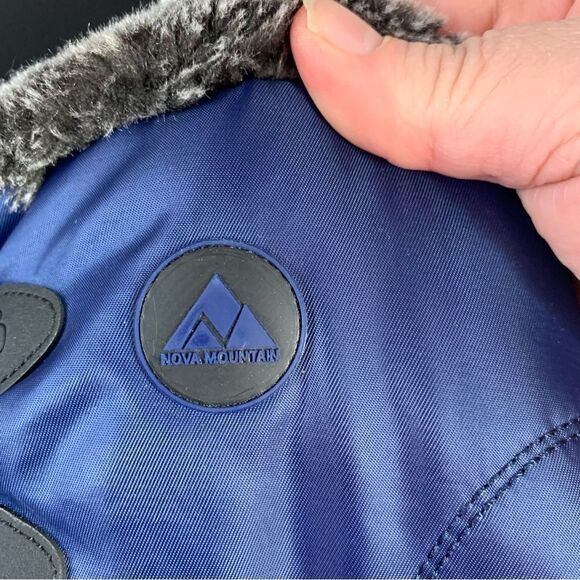 Nova Mountain Thinsulate Navy Gray‎ Kids Snowboots - Picture 8 of 9